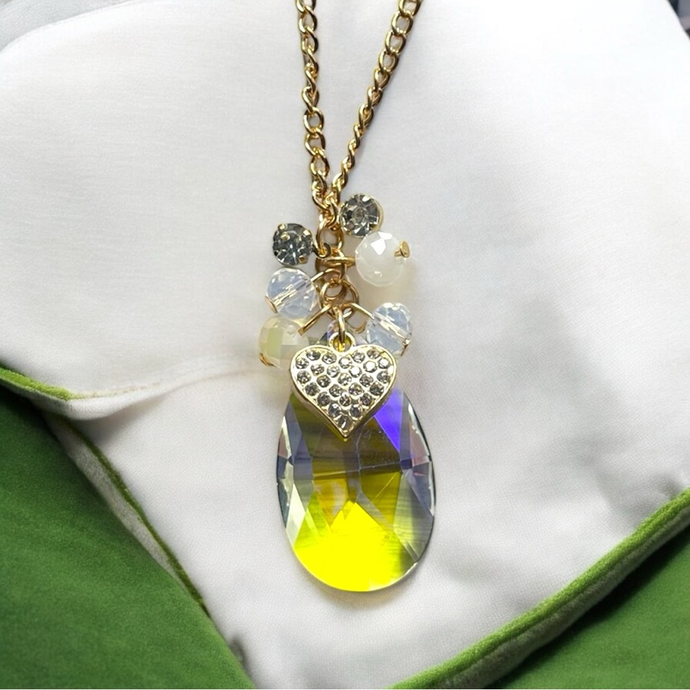 Nicole Crystal Pendant Necklace